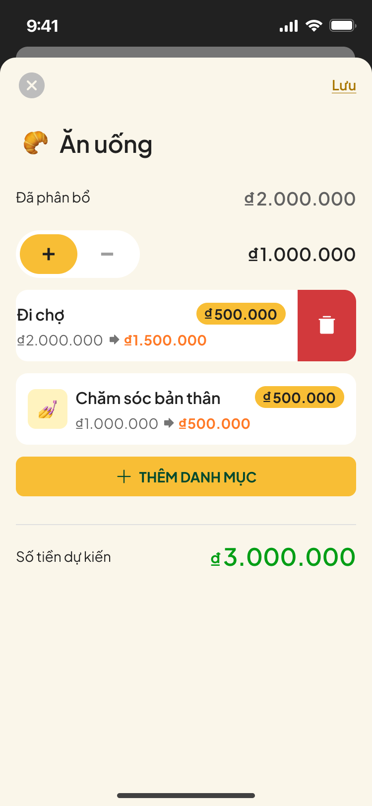 Phân bổ ngân sách - Eggu